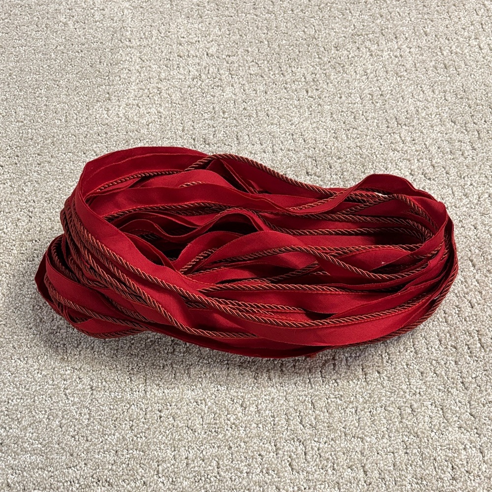 Satin piping 1/4" wide